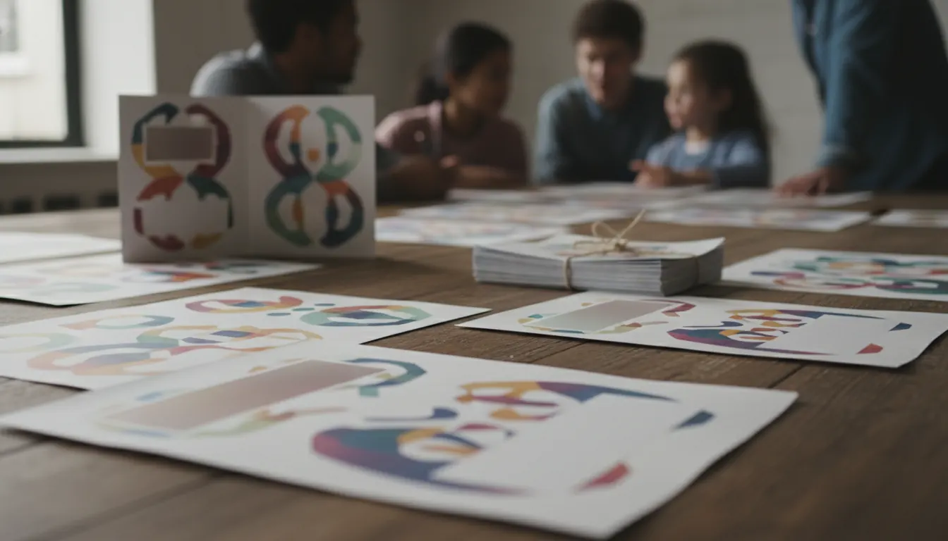 Collection of multilingual educational materials and awareness posters from World Congress child exploitation prevention campaigns